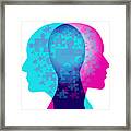 Fragmented Thoughts Framed Print