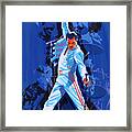 Freddie Mercury Illustration Framed Print