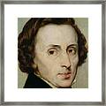 Frederic Chopin By Ary Scheffer Framed Print