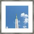 Freedom Monument Riga Latvia Europe Framed Print