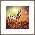 Friends In High Places Framed Print
