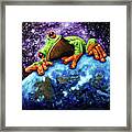 Froggy Loves Earth Framed Print