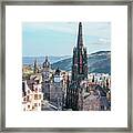 From The Castle Of Edinburgh, Scotland Framed Print