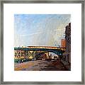 From W 125th St Broadway Subway Station Nyc Framed Print