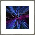 Fusion Of Colors Square Digital Abstract 1 Framed Print