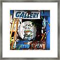 Gallery And Coffee Shop Framed Print