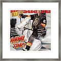Game Time - Vegas Knights Mark Stone Issue Cover Framed Print