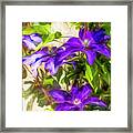 Garden Flowers Painting Framed Print