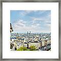 Gargoyle Of Notre Dame Cathedral In Paris Ii Framed Print