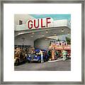 Gas Station - The Great American Road Trip 1939 Framed Print
