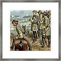 General Lee At The Battle Of Fredericksburg Framed Print