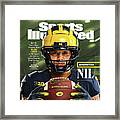 Generation Nil - Michigan Running Back Blake Corum, October 2023 Sports Illustrated Cover Framed Print