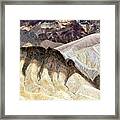 Geologic Abstract Art. Framed Print