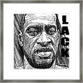 George Floyd - Black Lives Matter Framed Print