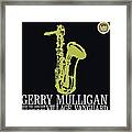 Gerry Mulligan At The Village Vangard Framed Print