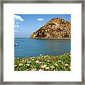 Gibraltar Of The Pacific-- Morro Rock Framed Print