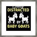 Gift For Goat Lover Framed Print