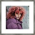 Girl With Red Hair Framed Print