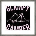 Glampy Camper Framed Print