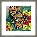 Glass Butterfly Framed Print