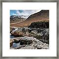 Glen Etive, West Highlands, Scotland, Uk Framed Print
