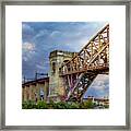 Glorious Hell Gate Bridge Framed Print