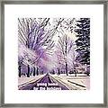 Going Home For The Holidays Framed Print