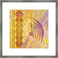 Gold Fusion - Square Version Framed Print