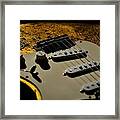 Fender Stratocaster Gold Leaf Relic Electric Guitar Music Framed Print