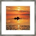 Gold Sand Morning Framed Print