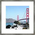 Golden Gate Beach Framed Print