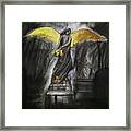 Golden Wings Framed Print