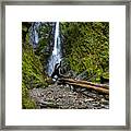 Goldstream Park Waterfalls Framed Print