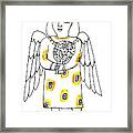 Good Angel Drawing Series Framed Print