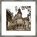 Gordon-clark Victorian Residence In National City. Built In 1887 Framed Print