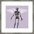 Gothic Skeleton Angel Framed Print