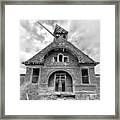 Govan Schoolhouse Bw Framed Print