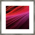 Gradient Walls - Antelope Canyon Framed Print