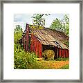 Grandfather's Barn In The Appalachians Framed Print