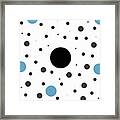 Graphic Polka Dots Framed Print