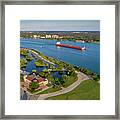 Great Lakes Shipping Framed Print