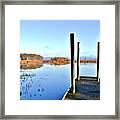 Great River Stillness Framed Print