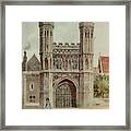 Greater Abbeys Of England 1908 - St. Augustine's, Canterbury Framed Print