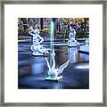 Green Forsyth Fountain Framed Print