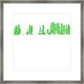 Green Trees Framed Print
