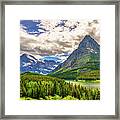 Grinnell Point Sunny Day Framed Print
