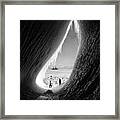 Grotto In An Iceberg - 1911 Framed Print