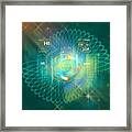 Guided By The Light - Abstract Artwork Framed Print