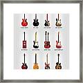 Guitar Icons No1 Framed Print