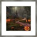 Halloween - On The Eve Of Halloween Framed Print
